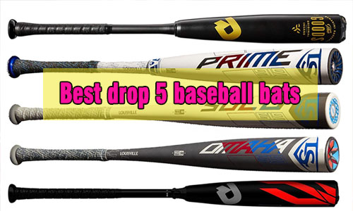 best drop 5 baseball bats 2021