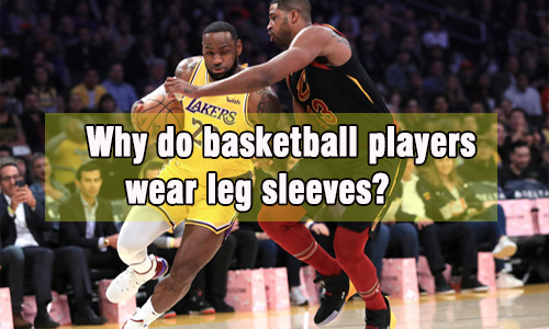 Asoonyum - Why do so many NBA players wear leg compression sleeves ? #NBA # BASKETBALL    1. Keep muscles warm, prevent friction burns from sliding on the floor,  padding to