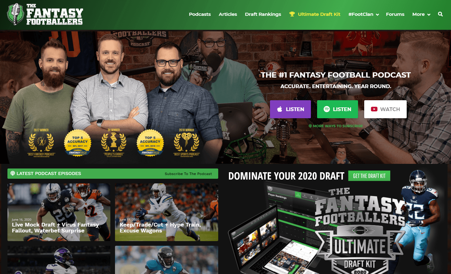 Best Fantasy Football Advice Sites